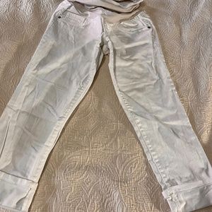 Maternity jean capris